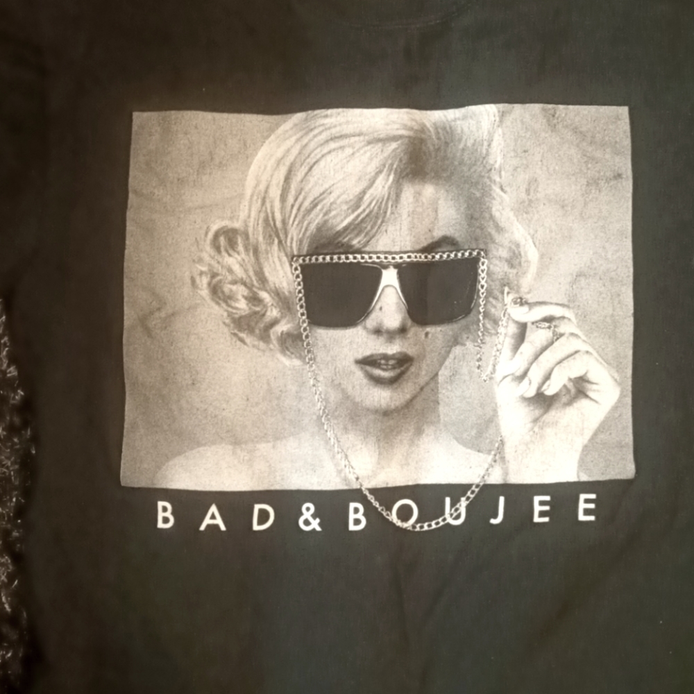 Marilyn Monroe Bad & Boujee graphic tee